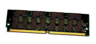 8 MB FPM-RAM mit Parity 70 ns 72-pin PS/2  Chips: 16x Texas Instruments TMS44400DJ-70 + 8x Z4C1024 DJ F-70   g1111