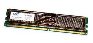 1 GB DDR2-RAM 240-pin PC2-6400U non-ECC CL5  Gold Edition  OCZ OCZ2G8004GKQ