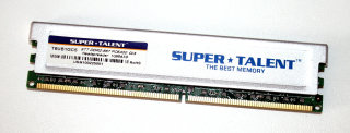 1 GB DDR2-RAM 240-pin PC2-5300U non-ECC CL5  Super-Talent T6UB1GC5
