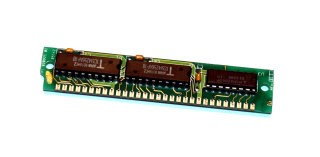 256 kB Simm 30-pin Parity Simm 100 ns 3-Chip 256kx9 Chips: 2x Toshiba TC514256AP-10 + 1x Mitsubishi M5M4256AP-10