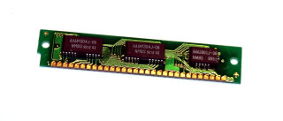 256 kB Simm 30-pin 60 ns 3-Chip 256kx9 Parity  Chips: 2x NMBS AAA1M304J-06 + 1x AAA2801J-06   g