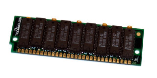 1 MB Simm Memory 30-pin 70 ns 9-Chip 1Mx9 Parity Chips: 9x Intel P21010-07   g