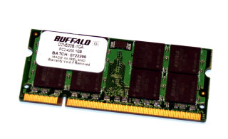 1 GB DDR2 RAM 200-pin SO-DIMM PC2-4200S  Buffalo Select D2N533B-1GA