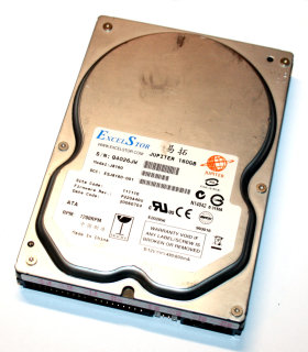 160 GB IDE-Festplatte 3,5" ATA-133  ExcelStor Jupiter ESJ8160-001  7200 U/min, 8 MB Cache