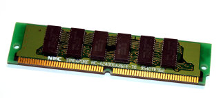 16 MB FPM-RAM 72-pin PS/2 Parity Memory 70 ns NEC MC-424000A36FE-70   Compaq 137143-003
