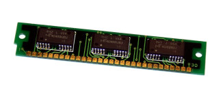 1 MB Simm 30-pin 70 ns 3-Chip 1Mx9 Parity (Chips: 2x Micron MT4C4001JDJ-7 + 1x MT4C1024DJ-7)