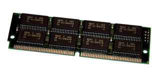 64 MB EDO-RAM 50 ns 72-pin PS/2 non-Parity  Chips: 8x Micron MT4C16M4H9DJ-5
