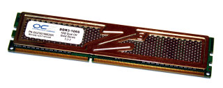 1 GB DDR3-RAM PC3-8500U non-ECC 1.5V  CL7   OCZ OCZ3G10663GK  Gold Series