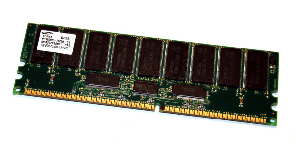 1 GB DDR-RAM 184-pin PC-1600R Registered-ECC  CL2.0  Samsung M383L2828DT1-CA0