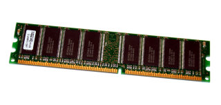 1 GB DDR-RAM 184-pin PC-3200U non-ECC  CL3  SanMax SMD-1G48NP-D (abwärtskompatibel zu PC-2700)