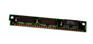 1 MB Simm 30-pin Parity 70 ns 3-Chip 1Mx9 Chips: 2x GoldStar GM71C4400BT70 + 1x  GM71C1000J70