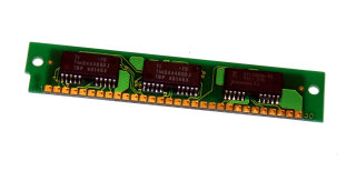 1 MB Simm 30-pin 70 ns 3-Chip 1Mx9 (Chips: 2x Texas Instruments TMS44400DJ-70 + 1x  Fujitsu 81C1000A-70)