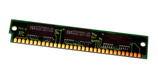 1 MB Simm Memory 30-pin 60 ns 3-Chip 1Mx9 Parity Chips: 2x QC 514400J-06 + 1x Mitsubishi M5M41000BJ-7
