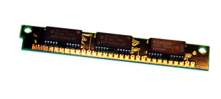 1 MB Simm 30-pin mit Parity 70 ns 3-Chip 1Mx9  Chips: 2x Hitachi HM514400ALS7 + 1x Siemens HYB511000BJ-70)