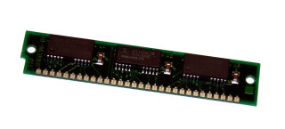 1 MB Simm 30-pin Parity 70 ns 3-Chip 1Mx9 (Chips: 2x IBM 01G9180 + 1x Fujitsu 81C1000A-70)