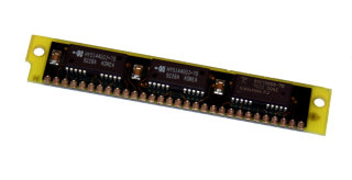 1 MB Simm 30-pin Parity 70 ns 3-Chip 1Mx9  (Chips: 2x Hyundai HY514400J-70 + 1x Fujitsu 81C1000A-70)   s