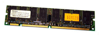 256 MB SD-RAM 168-pin PC-133U non-ECC  Siemens SIE3264133G07MT-IT-G2B16D