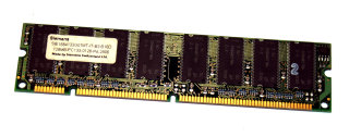 128 MB SD-RAM 168-pin PC-133U non-ECC  Siemens SIE1664133G07MT-IT-B3B16D