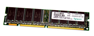 128 MB SD-RAM 168-pin PC-133U non-ECC CL2   Apacer 71.74353.584