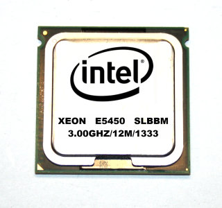 Intel Prozessor XEON E5450 Quad-Core  SLBBM  Server CPU 4x3.0 GHz 1333 MHz FSB 12MB Sockel LGA 771