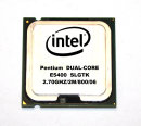 Intel Dual-Core CPU E5400  SLGTK   2x2.70 GHz, 800 MHz...