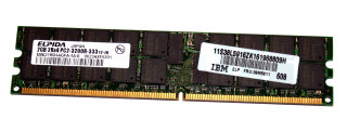 2 GB DDR2-RAM 240-pin Registered ECC 2Rx4 PC2-3200R Elpida EBE21RD4AGFA-4A-E