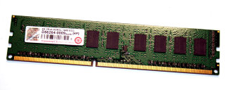 8 GB DDR3-RAM 240-pin 2Rx8 PC3L-12800E  ECC-Memory  Transcend