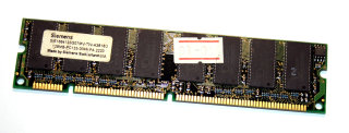 128 MB SD-RAM 168-pin PC-133U non-ECC CL2  Siemens SIE1664133G07MV-TW-A3B16D