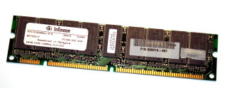 64 MB SD-RAM 168-pin PC-100  ECC-Memory  CL2  Infineon HYS72V8300GU-8-B