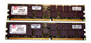 4 GB DDR-RAM Kit of 2 (2 x 2GB) PC-2100R Registered-ECC...