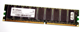 256 MB DDR-RAM 184-pin PC-3200E ECC-Memory CL3  Infineon HYS72d32300HU-5-C
