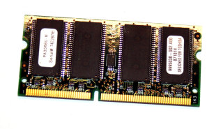 256 MB SD-RAM 144-pin SO-DIMM  PC-133 SD-RAM  Laptop-Memory Toshiba PA3086U-M