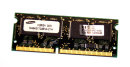 128 MB 144-pin SO-DIMM SD-RAM  PC-100S  Samsung M464S1724BN0-C1H  HP: F1622B