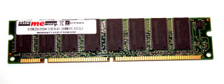 256 MB SD-RAM 168-pin PC-133U non-ECC  CL3  extrememory EXME256-DSDN-133D30-A1