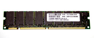 128 MB SD-RAM 168-pin PC-133U non-ECC  CL3   Apacer 74.74350.41A