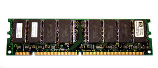 64 MB SD-RAM 168-pin DIMM PC-100U non-ECC  CL3  Hitachi HB52E88EM-B6F