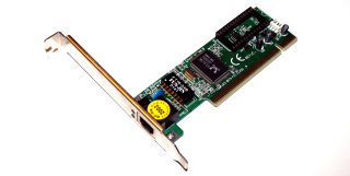 PCI Network card 10/100 Mb/s  Realtek RTL8139C  PCI  RJ45  Slim