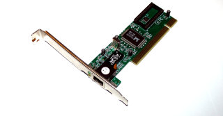 PCI Network card 10/100 Mb/s  Realtek RTL8139D  PCI  RJ45  Slim