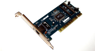 PCI Netzwerkkarte 10/100 Mb/s  Longshine 37LI-1210C-212C  REV: 1.2  PCI  RJ45