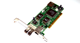PCI-Network card 10/100 Mb/s  Allied Telesyn AT-2450FTX  PCI  RJ45 + ST-Duplex