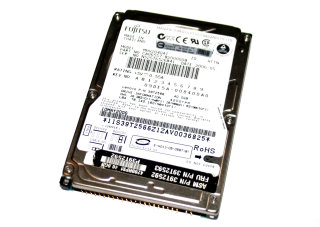 40 GB IDE - Festplatte 2,5" 44-pin Notebook-HDD  Fujitsu MHV2040AT