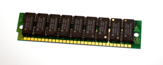 4 MB Simm 30-pin 60 ns 9-Chip 4Mx9 Parity  Chips: 9x Hitachi HM514100AS6   g