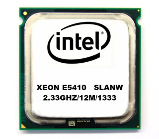 Intel Prozessor XEON E5410 Quad-Core  SLANW  Server CPU 4x2,33 GHz 1333 MHz FSB 12MB Sockel LGA 771