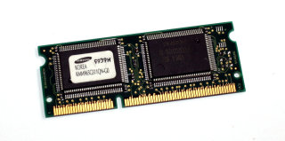 4 MB SG-RAM 144-pin 10ns Video-Memory-Board, 2k Refresh  Samsung KMM965G511QN-G0 