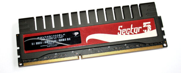 2 GB DDR3 RAM 240-pin PC3-10600U nonECC 1333 MHz 1,65V Patriot PGV34G1333ELK   Sector5