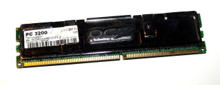 1 GB DDR-RAM 184-pin PC-3200U non-ECC 2-3-2@2,8v Platinum Edition  OCZ OCZ4002048ELDCPE-K