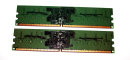 2 GB DDR2-RAM (2x1GB) 240-pin ECC-Memory PC2-4200E  Kingston KVR533D2E4K2/2G   9905320