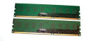 4 GB DDR3 RAM 2 x 2GB) 240-pin PC3-8500U nonECC Kingston...