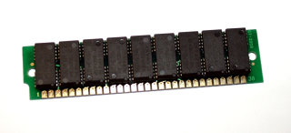 4 MB Simm 30-pin 80 ns 9-Chip 4Mx9 Parity Chips: 9 x Siemens HYB514100BJ-80