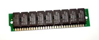 1 MB Simm 30-pin 70 ns mit Parity 9-Chip 1Mx9  Chips: 9x Texas Instruments 511000-J70